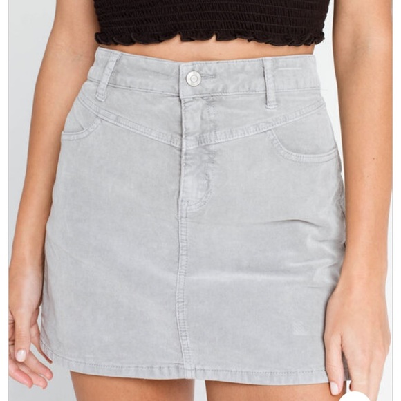 rsq cord mini skirt - Picture 2 of 5